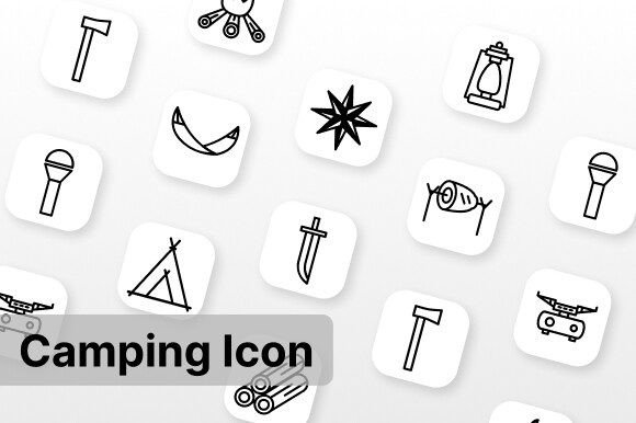 Camping Icon: Graphics and Icons for Real Publishing
