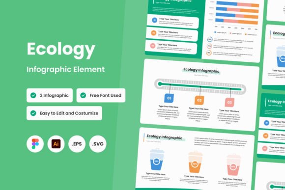 Ecology Infographic Template V3: Graphics for Local Business
