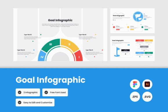 Goal Infographic Template V1: Graphics for Real Business