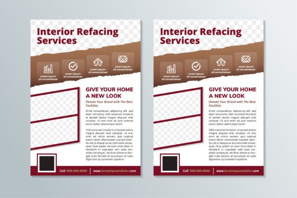 Interior Refacing Vertical Flyer