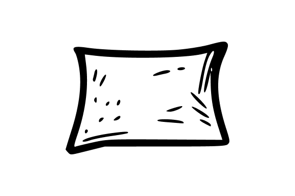 Pillow Hand Drawing Graphics and Illustrations
