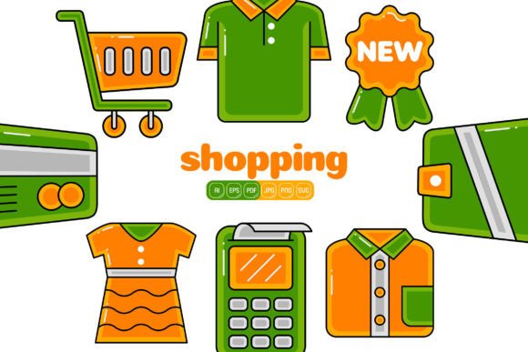 Shopping Vector Pack 02: Graphics and Icons for Creative Design