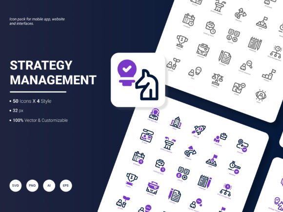 Strategy Management Icon Pack Review